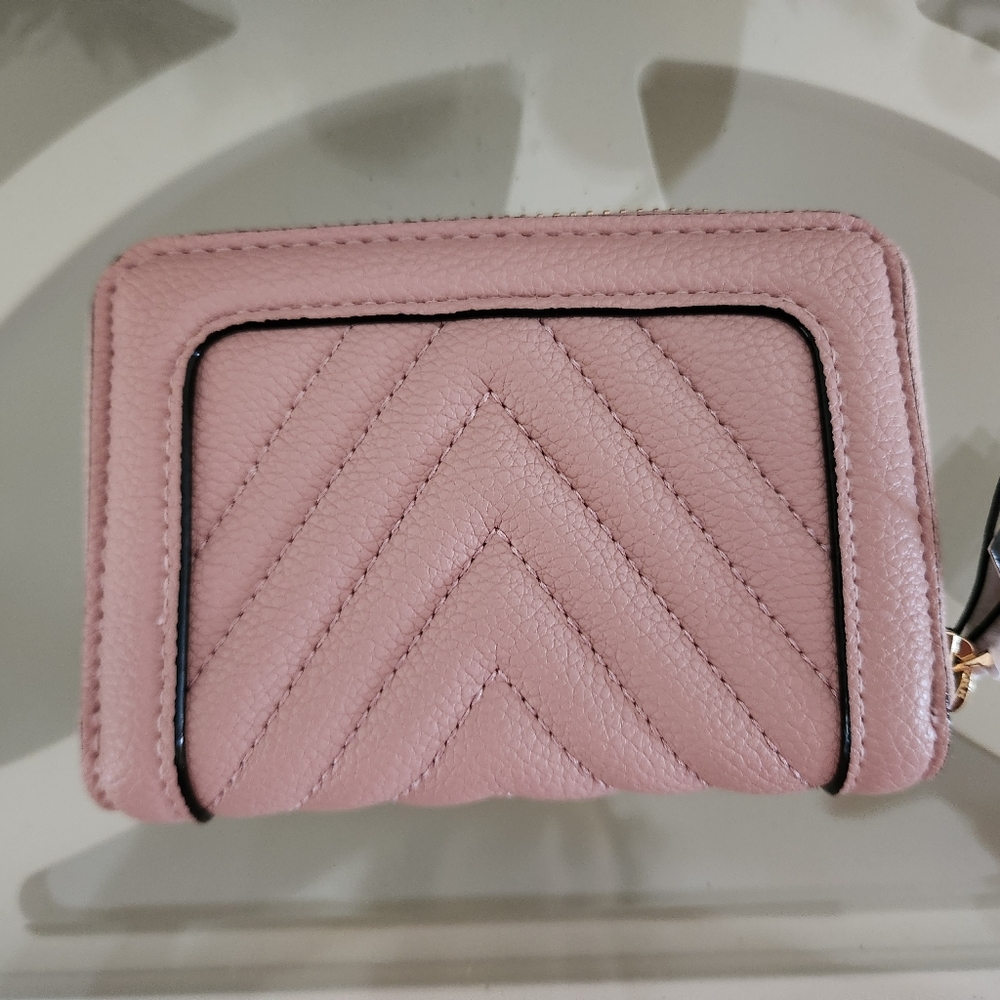 VICTORIA'S SECRET Small Wallet with Zip, Pink - Picture 3 of 6